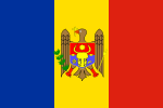Flagge Moldau