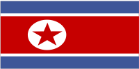 Flagge Nordkorea