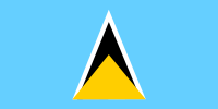 Flagge St. Lucia