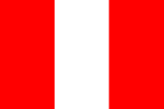 Flagge Peru