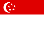 Flagge Singapur